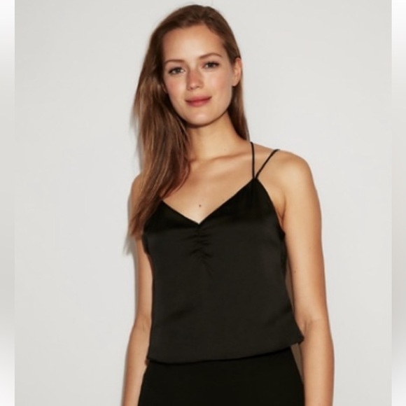 Express [NWT - Medium] Black Tie-Back Strappy Tank - Picture 9 of 9